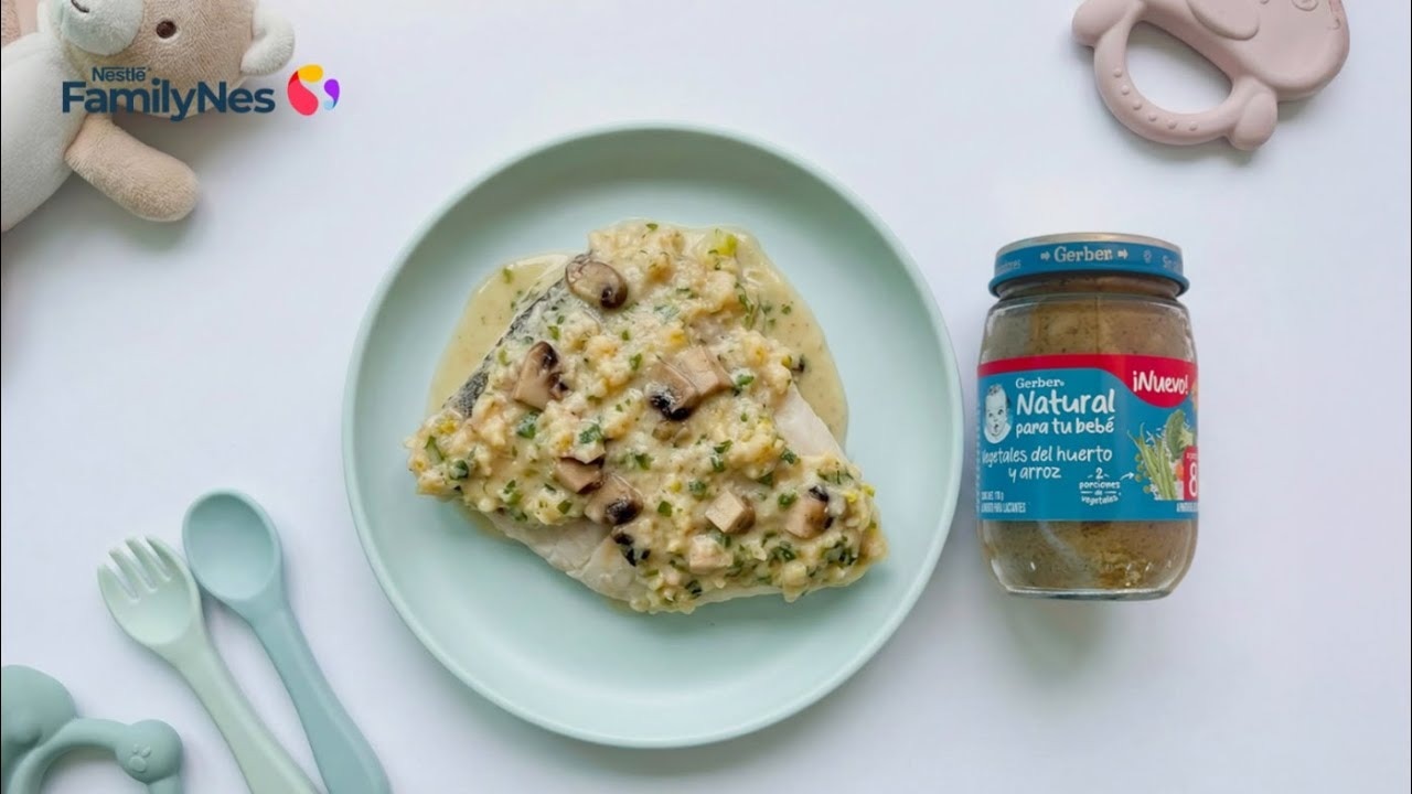 Pescadito con salsa de vegetales