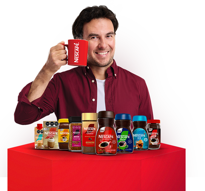 Checo Pérez Nescafé