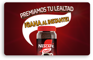 Nescafé® Dolca. Premiamos tu lealtad. ¡Gana al instante!