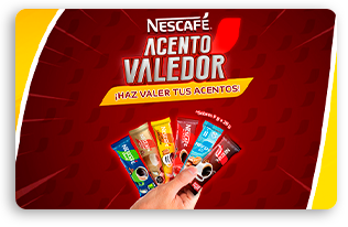 Nescafé® Acento Valedor. Haz valer tus acentos!