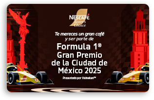 Te mereces un gran café y ser parte de Formula 1® Gran Premio de la Ciudad de México 2025. Visita el sitio para más información.